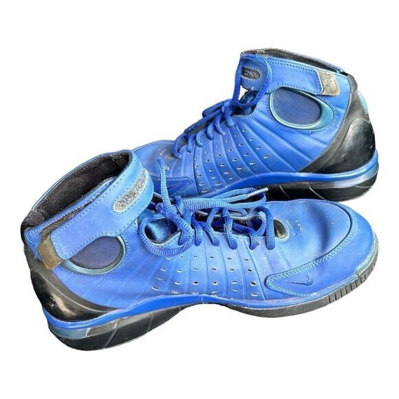 Nike Air Zoom Huarache 2k4 Blue Athletic Sneakers Men\'s Basketball‎ Shoes 8.5 main image 5
